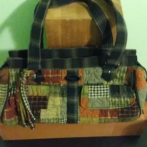 Patchwork plaid handbag Donna Sharp